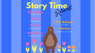 Story Time returns January 2020